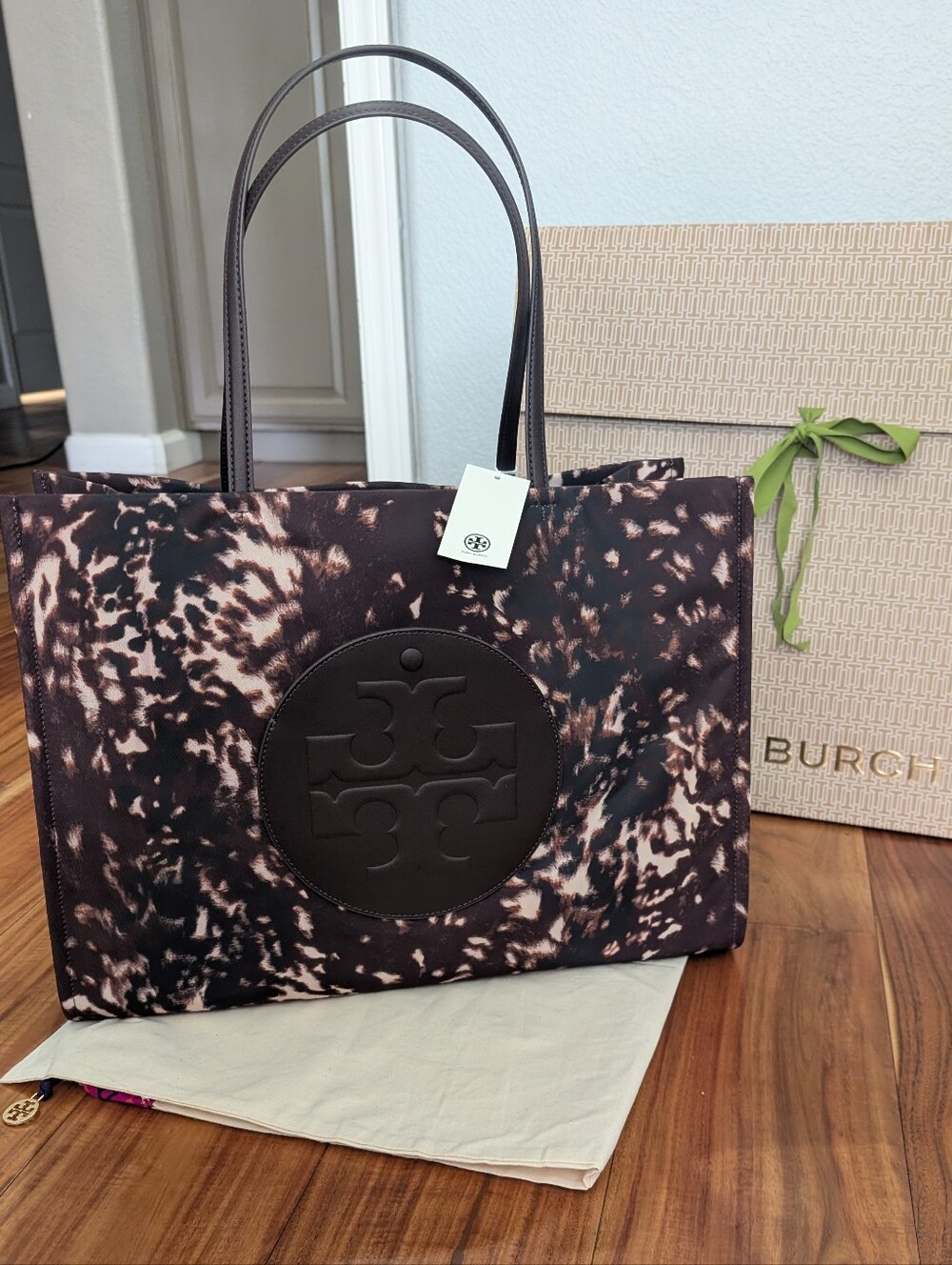 Tory Burch Ella Fall Fawn Tote Bag With Dust & Gift Bag Nwt β€οΈ